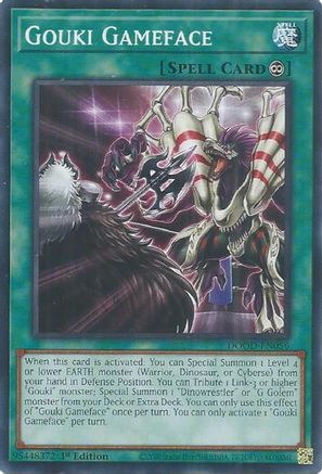 Gouki Gameface (DOOD-EN056) - Doom of Dimensions Common / Short Print 1st Edition