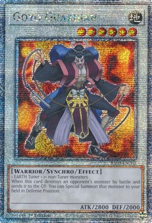 Goyo Guardian (Quarter Century Secret Rare) (RA03-EN202) - Quarter Century Bonanza Quarter Century Secret Rare 1st Edition