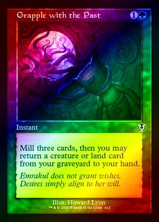 Grapple with the Past (Retro Frame) - 0412 - Foil