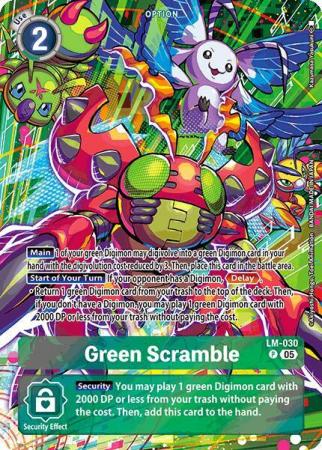 Green Scramble (Alternate Art) - LM-030 P - Promo
