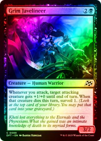 Grim Javelineer - 0089 - Foil