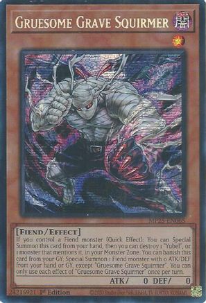 Gruesome Grave Squirmer (MP25-EN065) - 2025 Mega-Pack Prismatic Secret Rare 1st Edition
