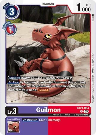 Guilmon - BT21-064 U - Uncommon