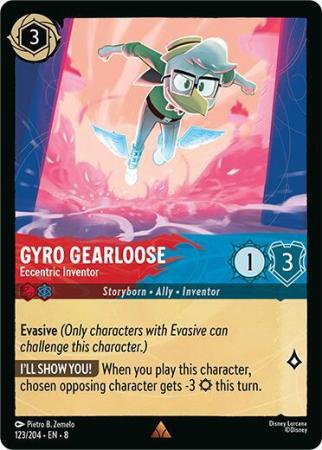 Gyro Gearloose - Eccentric Inventor - 123/204 - Rare