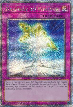 Halfway to Forever (Quarter Century Secret Rare) (RA04-EN285) - Quarter Century Stampede Quarter Century Secret Rare 1st Edition