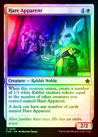 Hare Apparent - 0015 - Foil