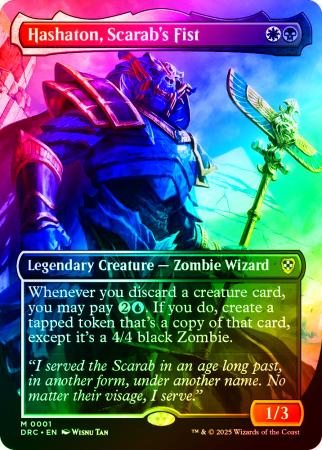 Hashaton, Scarab's Fist (Borderless) - 0001 - Foil