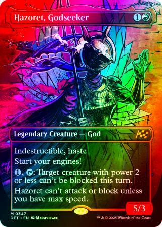 Hazoret, Godseeker (Borderless) - 0347 - Foil