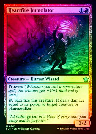Heartfire Immolator - 0201 - Foil