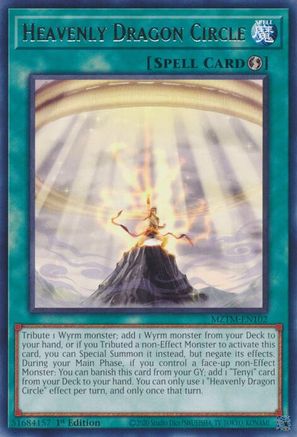 Heavenly Dragon Circle (MZTM-EN102) - Maze of the Master Rare 1st Edition