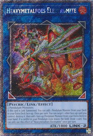 Heavymetalfoes Electrumite (Platinum Secret Rare) (RA04-EN292) - Quarter Century Stampede Platinum Secret Rare 1st Edition