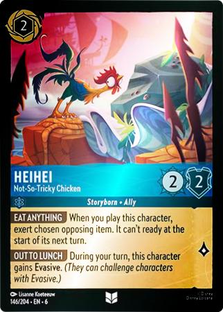HeiHei - Not-So-Tricky Chicken - 146/204 - Uncommon Cold Foil