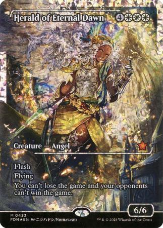 Herald of Eternal Dawn (Showcase) (Fracture Foil) - 0433 - Foil