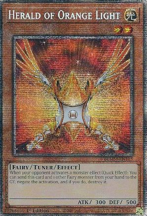 Herald of Orange Light (Starlight Rare) (BLMM-EN103) - Battles of Legend: Monster Mayhem Starlight Rare 1st Edition