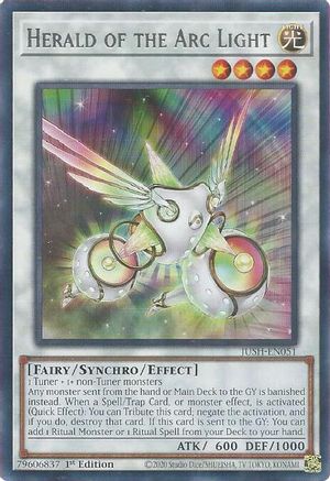 Herald of the Arc Light (JUSH-EN051) - Justice Hunters Rare 1st Edition