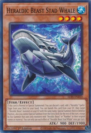 Heraldic Beast Stad Whale (ALIN-EN010) - Alliance Insight Common / Short Print 1st Edition