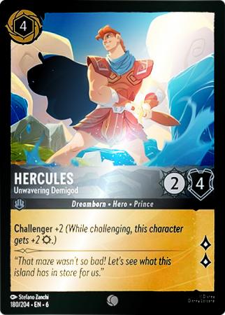 Hercules - Unwavering Demigod - 180/204 - Common Cold Foil