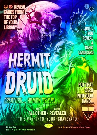 Hermit Druid (Showcase) - 0488 - Foil