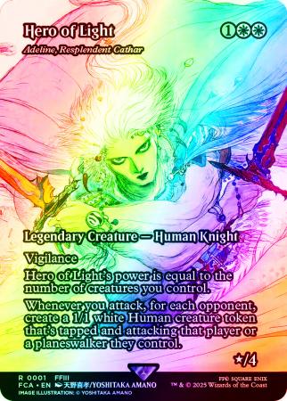 Hero of Light - Adeline, Resplendent Cathar (Showcase) - 0001 - Foil