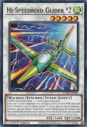 Hi-Speedroid Glider #2 (SUDA-EN040) - Supreme Darkness Common / Short Print 1st Edition