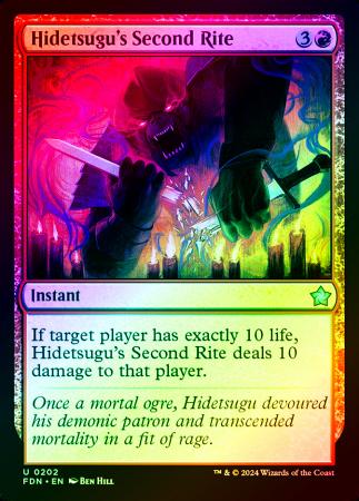 Hidetsugu's Second Rite - 0202 - Foil