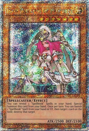 High Priestess of Prophecy (Quarter Century Secret Rare) (RA04-EN184) - Quarter Century Stampede Quarter Century Secret Rare 1st Edition