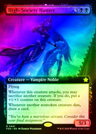 High-Society Hunter (Extended Art) - 0461 - Foil