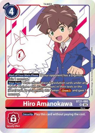 Hiro Amanokawa - BT21-080 SR - Super Rare