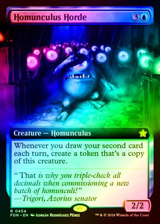 Homunculus Horde (Extended Art) - 0454 - Foil