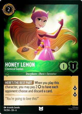 Honey Lemon - Chemical Genius - 74/204 - Uncommon Cold Foil