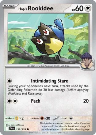 Hop's Rookidee - 133/159 - Common Reverse Holo