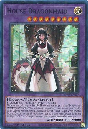 House Dragonmaid (RA03-EN037) - Quarter Century Bonanza Super Rare 1st Edition
