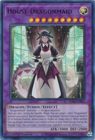 House Dragonmaid (UR) (RA03-EN037) - Quarter Century Bonanza Ultra Rare 1st Edition