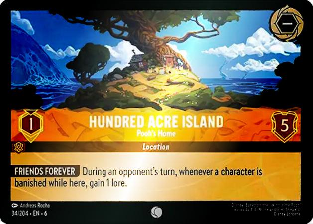 Hundred Acre Island - Pooh's Home - 34/204 - Common Cold Foil
