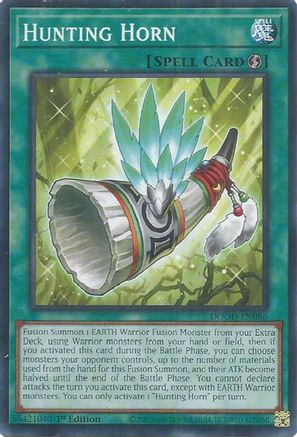 Hunting Horn (DOOD-EN086) - Doom of Dimensions Common / Short Print 1st Edition