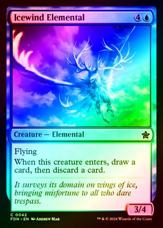 Icewind Elemental - 0042 - Foil