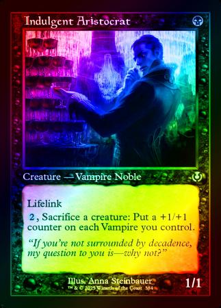 Indulgent Aristocrat (Retro Frame) - 0384 - Foil