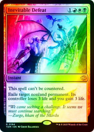 Inevitable Defeat - 0194 - Foil