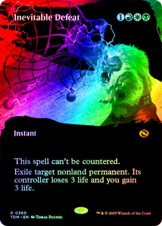 Inevitable Defeat (Borderless) - 0360 - Foil