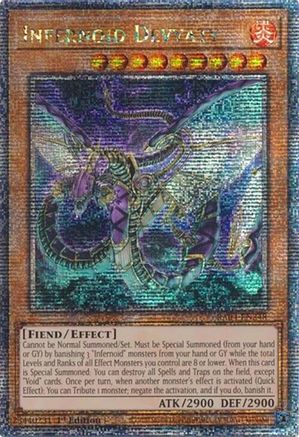 Infernoid Devyaty (Quarter Century Secret Rare) (RA04-EN248) - Quarter Century Stampede Quarter Century Secret Rare 1st Edition