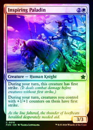 Inspiring Paladin - 0018 - Foil
