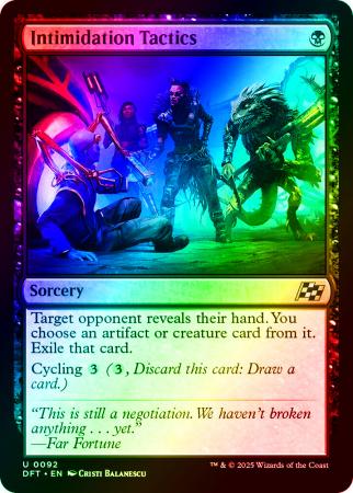Intimidation Tactics - 0092 - Foil