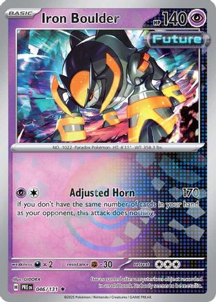 Iron Boulder - 046/131 - Pokeball Reverse Holo Rare
