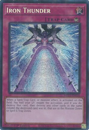 Iron Thunder (MP25-EN058) - 2025 Mega-Pack Prismatic Secret Rare 1st Edition