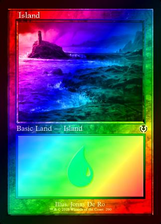 Island (290) (Retro Frame) - 0290 - Foil