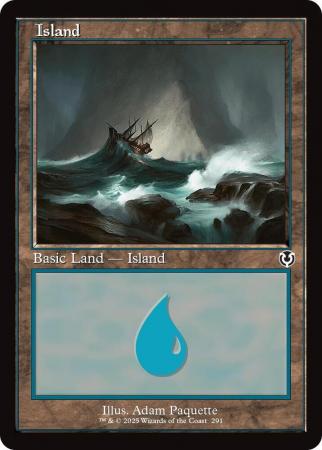 Island (291) (Retro Frame) - 0291