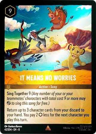 It Means No Worries - 042/204 - Rare Cold Foil