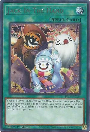 Jack-In-The-Hand (JUSH-EN054) - Justice Hunters Rare 1st Edition