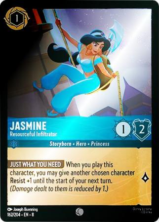 Jasmine - Resourceful Infiltrator - 162/204 - Common Cold Foil