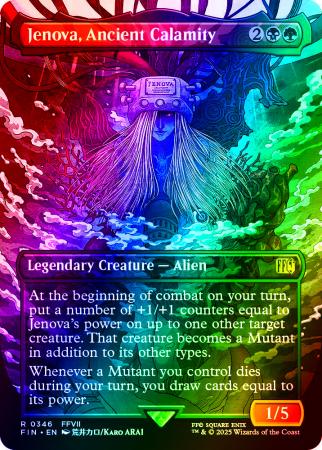 Jenova, Ancient Calamity (Borderless) - 0346 - Foil